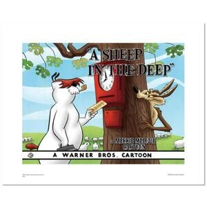 A Sheep In the Deep Limited Edition Giclee from Warner Bros., Numbered with Holo